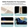 thumbnail image 3 of Crow Decorative Square Travel Portable Jewelry Display Box - Earring Organizer, Necklace and Bracelet Storage Case for Girls and Women, 3 of 6