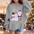 thumbnail image 2 of WhouRiu Girls Letter Graphic Pullover Hoodies Kids Autumn Casual Hooded Sweatshirts With Pockets, 2 of 4