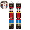 thumbnail image 1 of 2 Pieces Nutcracker Christmas Banners Sentry Soldier Model Banners For Christmas Decorations, Indoor And Outdoor Decor Needs (30 180 Cm / 12 71 Inch, 1 of 5