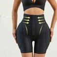 thumbnail image 2 of Ashirexll Shapewear Shorts High Waist Alterable Button Lifter Hip and Hip Pants Black M, 2 of 3