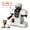 White, variant on i Cafilas 20 Bar Semi Automatic Espresso Machine with Built-in Grinder&Steam Wand, Pre-Infusion, NTC Temp Control, 58mm Single/Double Portafilter, Removable Water Tank & Drip Tray(Black)