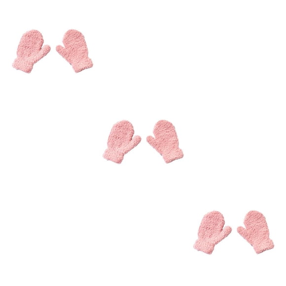 Minnieouse 1 par de manoplas para niños, accesorio de ropa, calentador de manos de Color sólido, manopla cómoda para niños pequeños para Type1 NO1