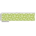 thumbnail image 2 of Ambesonne Cattle Fabric by the Yard Upholstery, Bovines on Green Meadow, 3 Yards, Apple Green Pale Orange, 2 of 4