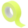 thumbnail image 1 of Cinta de tela gaffer neón Uxcell de 1 pulgada x 33 pies, 1 rollo de cinta adhesiva fluorescente para luz negra, amarilla, 1 of 6