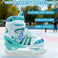 thumbnail image 4 of JZY Comfort Fit Kids Ice Skates with Smooth Gliding Blades,Adjustable for Boys & Girls (Ages 3-12),Perfect for Beginner Skaters Indoors & Outdoors, 4 of 7