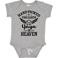 thumbnail image 3 of Inktastic Handpicked for Earth by My Yaya in Heaven with Angel Wings Boys or Girls Baby Bodysuit, 3 of 5