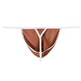 thumbnail image 3 of TANBOM Men's Thong Bulge Pouch Lightweight Breathable Tagless Design Comfortable G-Strings Latte M, 3 of 6
