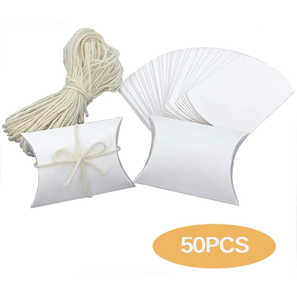 Yuarrent 50 Uds. De papel Kraft Vintage, caja de golosinas de Chocolate, regalo para boda, regalo, banquete, fiesta de cumpleaños Almacenamiento y organización del hogar No.2 Yuarrent HA023947-02