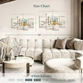 thumbnail image 4 of Elephant Stock Aloha Pineapple Wall Art - Horizontal Multi Panel Canvas - Living Room Wall Decor - Food And Drink Multi Panel - Blue And Gray Decor - 36" x 22", 4 of 8