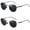Black+blackgold, variant on 2 pack Classic Aviator Sunglasses for Men Women Driving Sun glasses Polarized Lens UV Blocking Metal frame-USA