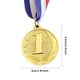 thumbnail image 4 of Medalla Digital Star 123 Competencia Proyecto Aprendizaje Oro Plata Medalla Bronce (Oro) [Énfasis en Cada Sello Embolsado], 4 of 9