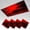Color 2, variant on 4 Pack Magnetic Ceiling Light Covers 2 x 4 Feet, Dramatic Red Dark Storm Clouds Abstract Sky Fiery Light Shades & Filters for Office Classroom Drop Ceiling Flat Panel Lights