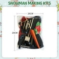 thumbnail image 4 of Christmas Snowman Decorating Making Kit Outdoor Fun Christmas Winter Holiday Party Snowman DIY  Making Kit Decoration Gift, 4 of 6