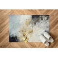 thumbnail image 5 of Modern Rugs, Gray And Gold Plaster Rug, Gold Rugs, Machine Washable Rug, Gold Rug, 3D Printeds Rugs, Home Decor Rug, Personalized Gifts Rug, 5.2'x7.5' - 160x230 cm, 5 of 7