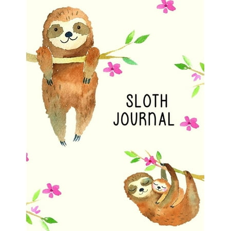 Nostalgie Blank Journal (Sloth Journal: Blank Cute Unlined Journal for Drawing, Doodling & Writing: Over 110 Pages, Big Large Notebook 8.5 X 11 for Kids & Grown Ups (Sloth Journals))