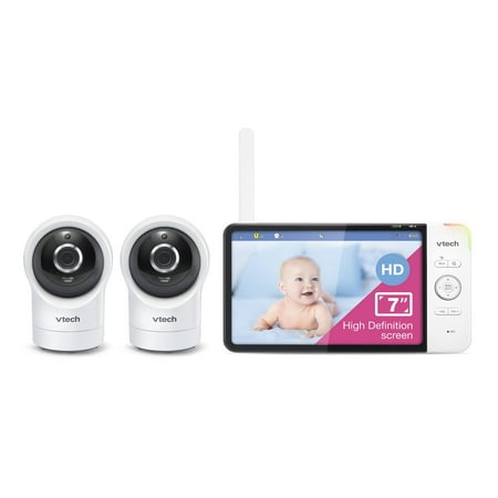 UPC: 0735078052452 | VTech – 2 Camera 1080p Smart WiFi Remote Access 360 Degree Pan & Tilt Video Baby