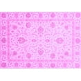 thumbnail image 1 of Ahgly Company Indoor Rectangle Oriental Purple Modern Area Rugs, 7' x 9', 1 of 4