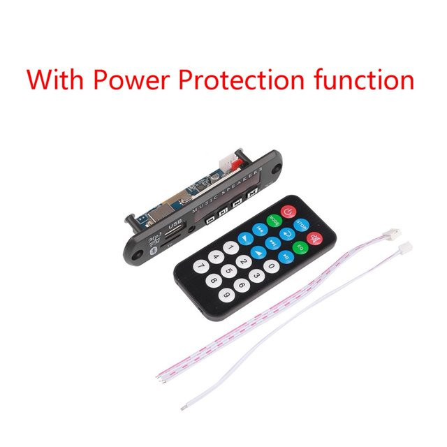 Bluetooth Car Radio Stereo MP3 Player Decorder Board Module Wireless Receiver Audio adapter 3.5mm AUX-IN FM U Disk Playing ,Easy to Install