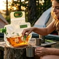 thumbnail image 3 of 1 Gallon/3.8L Collapsible Water Bottle, Leakproof Foldable Water Container with Spout & Handle for Camping Hiking Travel Emergency(4pcs)Q, 3 of 8
