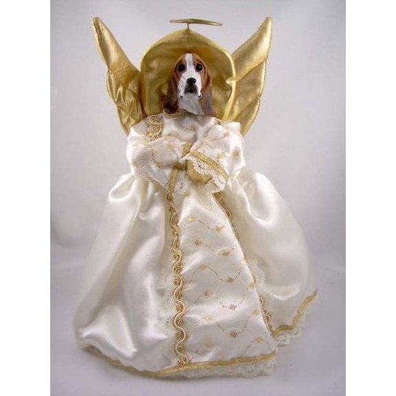 Conversation Concepts Basset Hound Angel Tree Topper