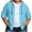 Linen Tops-A0142Sky Blue, variant on LEKWK Linen Long Sleeve Shirt Women Relaxed Fit Hooded Spring Tops Drawstring Hood Long Sleeve Shirts Button Down Pockets Beach Vacation Outfits
