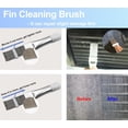 thumbnail image 3 of Kit de herramientas de limpieza de aire acondicionado 6 en 1 con limpiador alisador de aletas de condensador, limpiador de aletas de refrigerador de aire de acero inoxidable, 3 of 5