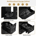 thumbnail image 6 of 30" Modern Bathroom Vanity, Wood Vanity Cabinet with Ceramic Countertop Sink and 3 Drawers, Sink Cabinet Combo with Soft-Closing Door, for Small Place, 6 of 9