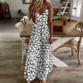 thumbnail image 4 of Smart Glasses Pattern Sleeveless Dress wedding guest dress chic and elegant evening dress, 4 of 6