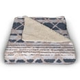 thumbnail image 3 of Creative Products Blush Tribal Woven Pattern 50x60 Sherpa Fleece Blanket, 3 of 3