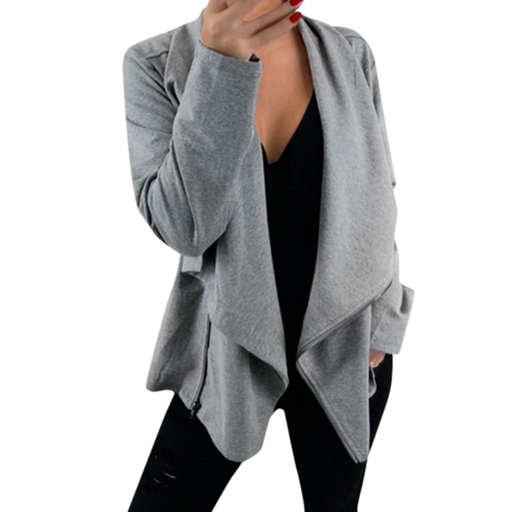 open front short cardigan