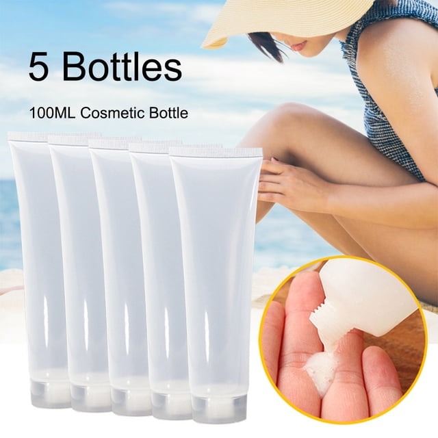 ZZwxWA Clearance Sales Empty Hand Soap Cosmetic Cream Travel 30/50/100ML Lotion Containers Bottle 5PC