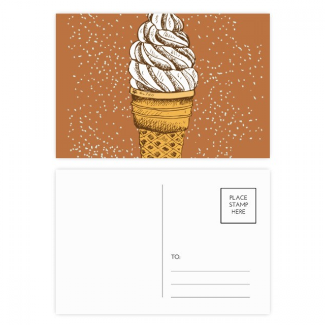 chocolate egg cs ice postcard set birthday mailing thanks greeting card