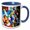 Blue/White, variant on 3drose, Ma, Cape Ann, Rockport Harbor, Fishing Buoys - Us22 Wbi0717 - Walter Bibikow, 11oz Magic Transforming Mug