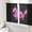 Pink, variant on Dragon Flames Sheer Curtains 45 Inch Length 2 Panels Set for Living Room/Bedroom, Orange Dragons Abstract Modern Art Semi Curtain Sheers Drapes Rod Pocket Curtains Window Treatment Set 52''x45''x2