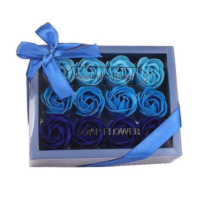 12Pcs Rose Soap Flower Handmade Rose Scented Bath Soap