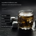 thumbnail image 5 of Whiskey Ice Cubes Stainless Steel Ice Cubes for Drinks Chilling Set of 4/6/8 with Box, Reusable Metal Whiskey Stones, Wine Chiller Rocks No Dilution Waterless Ice for Scotch, Vodka, Rum (Size : 6 pcs, 5 of 5