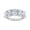 White Gold, variant on 5 Stone Diamond Engagement Ring for Women, 6X4MM Oval Cut Lab Grown Diamond Half Eternity Wedding Band In 14K Solid Yellow Gold Jewelry Gift for Her (VS-SI Clarity, 2.00 Cttw) Ring Size-6