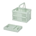 thumbnail image 3 of Foldable Basket Stacking Box Clutter Storage Box for Makeup Holder Portable Grocery Basket, 3 of 8