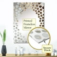 thumbnail image 3 of Designart "Radiant Revolve Modern Spiral in Gold II" Abstract Spirals Oversized Wall Mirror - Modern Abstract Living Room Wall Mirror - Multiple Color Options, 3 of 6