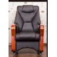 thumbnail image 1 of Four-legged boss chair real leather can massage chair real wood swivel chair fixed pulley old man office chair..03 My Lux Decor Round, 1 of 8