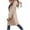 Khaki, variant on SDNall Women's Warm Hooded Coat - Casual Loose Fit Winter Daily Jacket with Long Sleeves