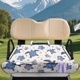 thumbnail image 3 of Yuyamidu Blue Sea Turtle Golf Cart Seat Covers with Pockets Tropical Hibiscus Golf Seat Covers for Cart for 2 Passenger Seats Soft Club Car Accessories Protect Your Golf Carts, 3 of 7