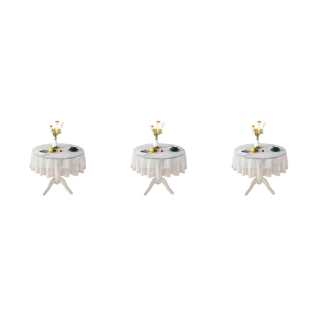 Mantel Inteprter Elegante Cubierta de Flor Europea 180 cm