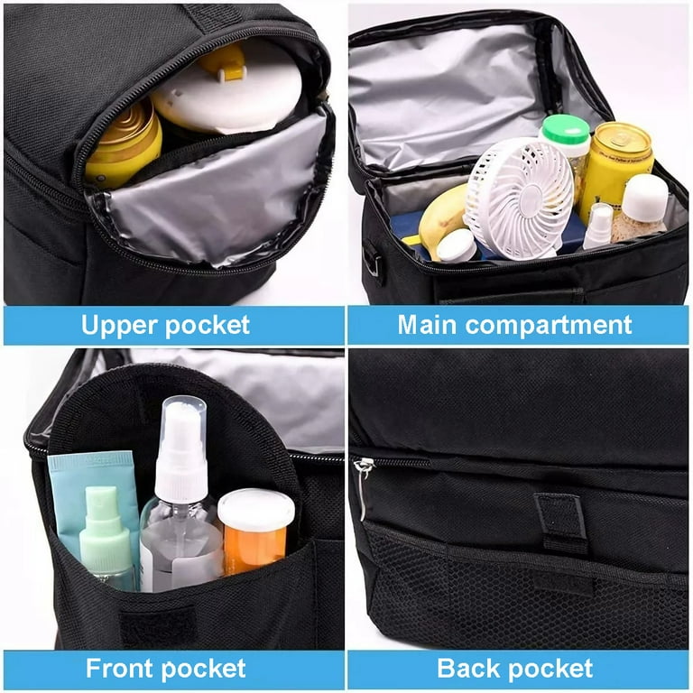 Waterproof Portable Lunch Bag Cationic Large Thermal Insulation Bag Ice Bag  Thickened Large-capacity Lunch Box Bag Picnic Bag