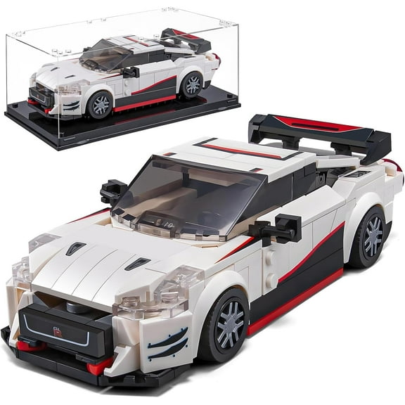 Sports Car Building Set for Adults, Classic Racing Car Decor Model Kit with Display Box, Vehicle Consturction Toys Gifts for Kids Boys Boyfriends Age 8-12-16 (317 Pieces)