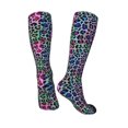 thumbnail image 4 of Haiem Rainbow Animal Skin Socks, Funny Novelty Crazy Design Cotton Socks Sports Socks Knee High Socks For Men, Women,1Pairs - Gift For Working Friends, 4 of 9