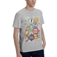 thumbnail image 2 of Bingfone Travel Stamp Men'S Loose Fit Short-Sleeve Pocket T-Shirt, 2 of 7
