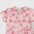 thumbnail image 4 of KEXE Girls Outfits 2T Girls Clothes Toddler Baby Girl Outfits Summer Clothes Infant Spring Short Sleeve Shirt Tops Cute Shorts Set, 4 of 5
