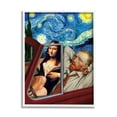 thumbnail image 4 of Stupell Industries Van Gogh & Mona Lisa Driving Starry Night Sky Framed Wall Art, 24 x 30, Design by Jeremiah Ketner, 4 of 5