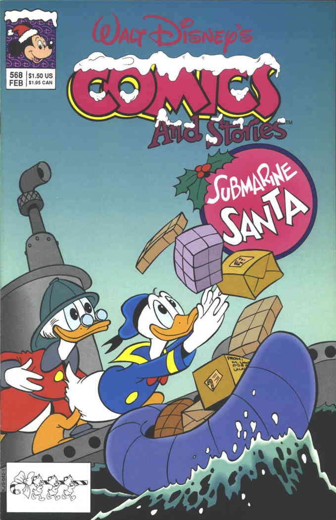 Cover of Walt Disney's Comics and Stories #568